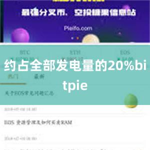 约占全部发电量的20%bitpie